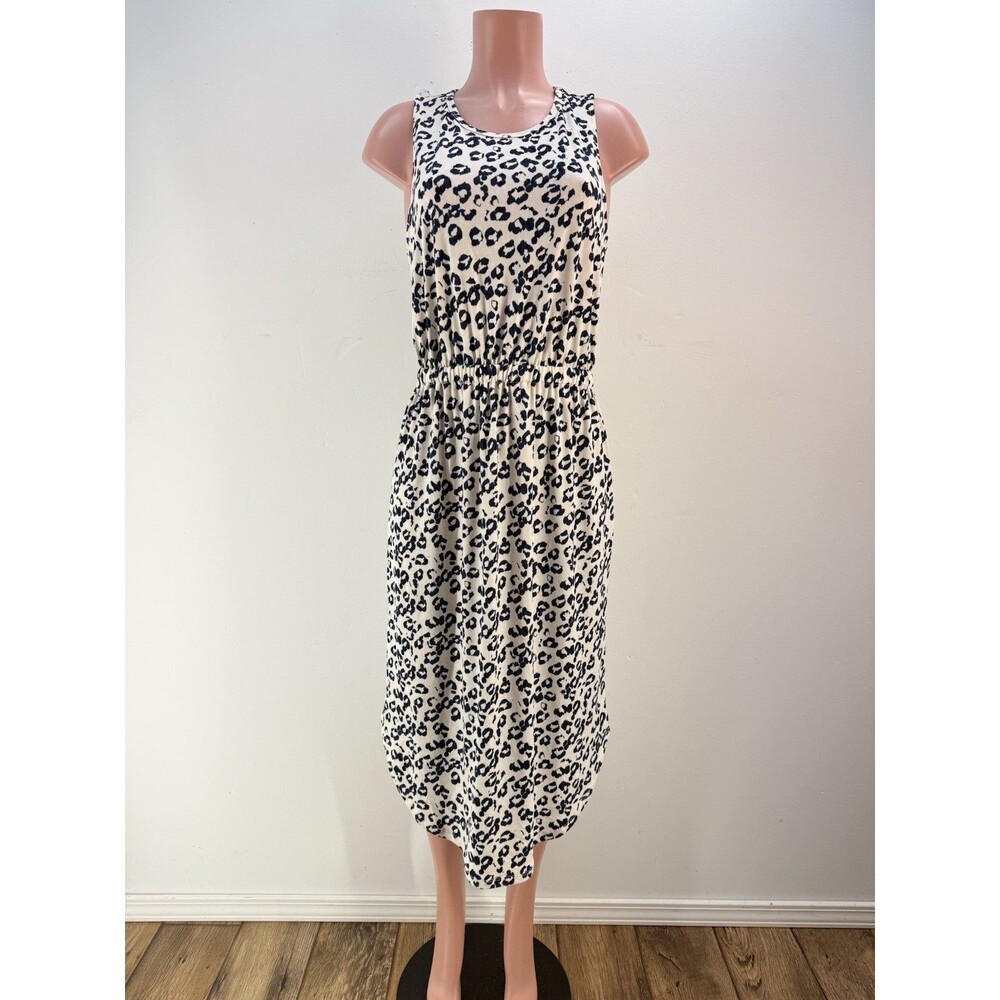 NEW Banana Republic Sleeveless Women Dress Size M Criss Cross Back - Picture 2 of 13